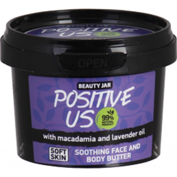 POSITIVE US - Atpalaiduojantis sviestas veidui ir kūnui 90g.
